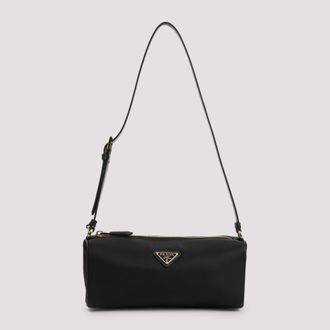 Prada Black triangle logo Shoulder Bag