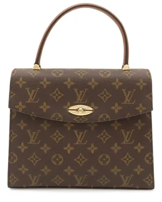 Louis Vuitton Brown Monogram Canvas Handbag (Authentic Pre-Loved)