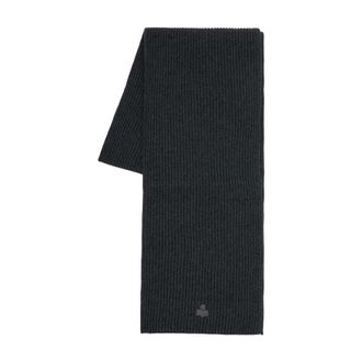 Isabel Marant Marion Ga Scarf - Dames - Wintersjaals - Grijs - ONE Size - Katoen - Accessoires