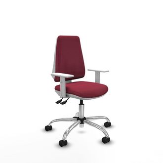 Piqueras y Crespo Piqueras Y Crespo Silla Ergonomica Granate Para Oficina