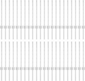 vidaXL Fence Posts 44 pcs Silver Galvanised steel Vidaxl