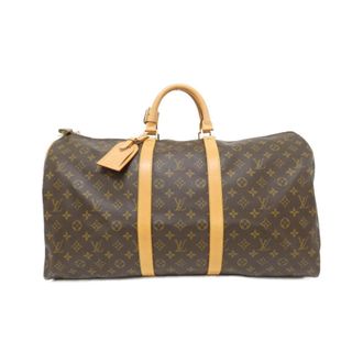 Louis Vuitton Marron Coated Canvas Boston Bag (Pre-Owned)