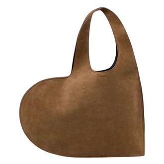 Coperni Double Heart Tote - - Bags - Donna - Marrone - ONE SIZE