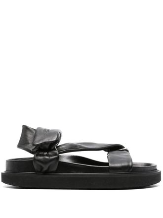 Isabel Marant Naori leather sandals - women - Leather - 36 - Black