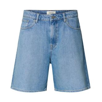 Selected Heren, Korte broeken, Blauw, Maat: M Denim