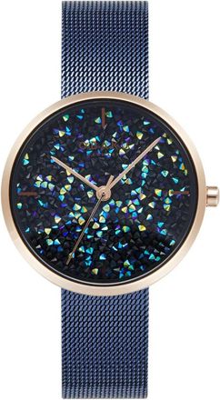 Obaku Womens Glimmer Dark blue Dial Watch