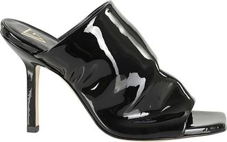 Giampaolo Viozzi Elegante Vernice Hakken - Dames - Muiltjes - Zwart - 36 EU - Leer - Schoenen