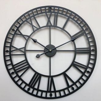 OEM Reloj De Jard&iacute;n Para Todo Tipo De Clima, 40 Cm, Estilo Vintage, Con N&uacute;meros Romanos, Dise&ntilde;o Retro Minimalista, De Hierro, Para Exteriores, Funciona Co