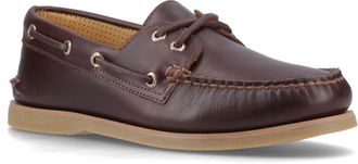 Sperry Top-Sider Authentieke Gold Cup Leren Heren Bruine Standaard Bootsschoenen