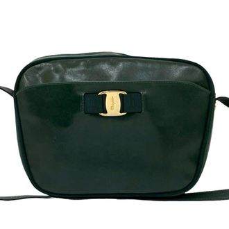 Ferragamo Pre-owned Ferragamo Calfskin Vara Crossbody Ladies D211184