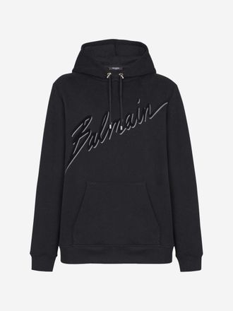 Balmain Cotton Hooded Sweatshirt