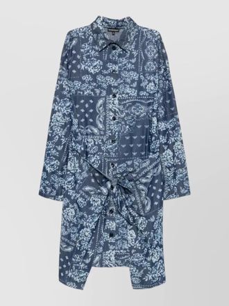Emporio Armani cotton long-sleeve shirt dress