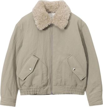 Dunst Padded Minimal Flight Jacket - Heren - Zomerjassen - Beige - L - Jassen