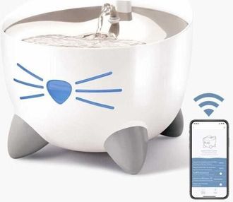 Les Tendances Cat It Pixi Smart Fontana DAcqua Per Gatto Controllata Tramite App Serbatoio DAcqua 2l 43751 1 Pezzo (1 Pack)