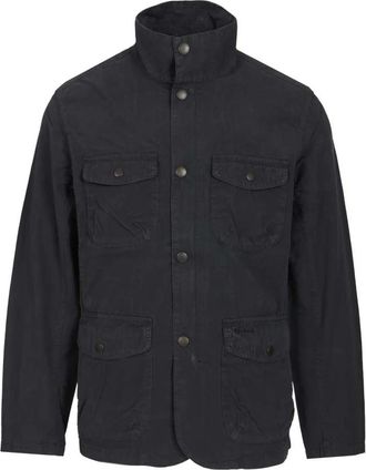 Barbour Ogston Casual Jacket - Heren - Zomerjassen - Blauw - M - Katoen - Jassen