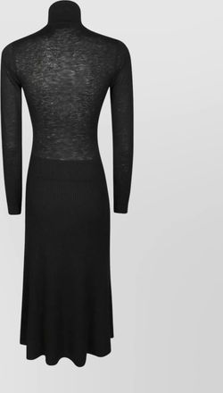 Elisabetta Franchi knit midi dress long sleeves