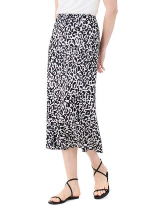 Nic+Zoe Nic+Zoe Onyx Animal Slip Skirt