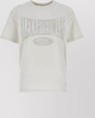 Alexander Wang graphic print oversize cotton t-shirt