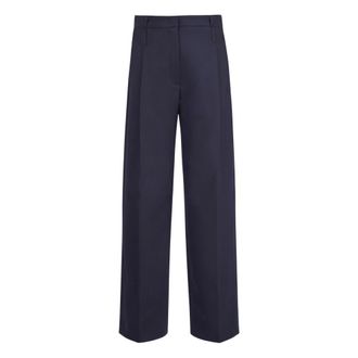 Tela Wijde broek - Dames - Broeken - Blauw - Maat: M