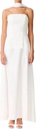 Elliatt Noralyn Strapless Gown In White