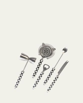 MacKenzie-Childs Courtly Check Bar Tool Set