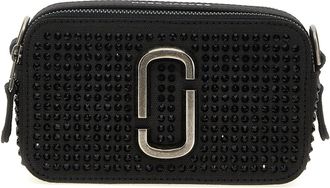 Marc Jacobs The Crystal Canvas Snapshot Borse A Tracolla Nero-Donna