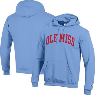Champion Mens Champion Powder Blue Ole Miss Rebels Basic Arch Fleece Pullover Hoodie at Nordstrom, Size X-Large