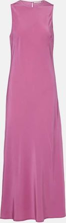 Asceno Abito lungo Valencia in cr&ecirc;pe di seta