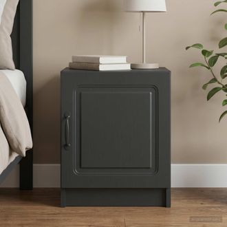 vidaXL Vidaxl Armadio Da Notte Nero 43 X 34,5 X 47 Cm Legno