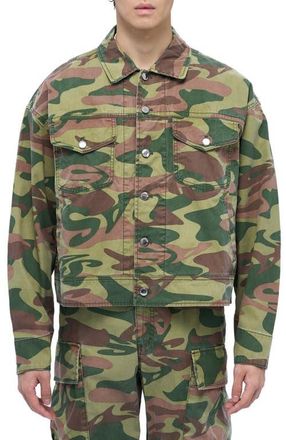 AlphaStyle Malaga Workwear Jacket in Green at Nordstrom, Size Xx-Large