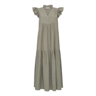 Mos Mosh Maxi Jurken - Dames - Maxi kleedjes - Groen - S - Kleedjes