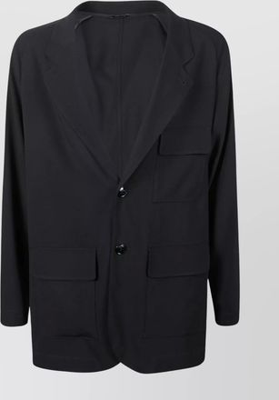 Giorgio Armani tailored blazer with notched lapel and pockets
