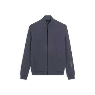Freddy Felpa full zip rigata con grafica sulla manica
