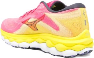 Mizuno Wave Sky 7 gebreide sneakers met colourblocking - Roze