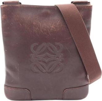 Loewe Pre-owned Shoulder Bag - unisex - Loewe Pre-owned - Vintage Shoulder Bags - Brown - ONE SIZE - Pre-owned