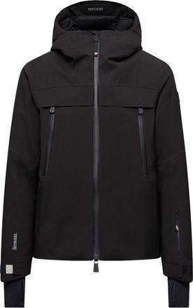 Moncler Moncler Canvey Hooded Ski Jacket, Women, Black, Size: 0