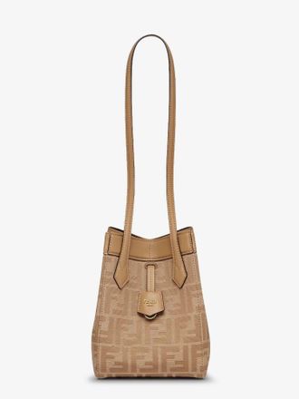 Fendi Borsa a secchiello Origami Mini in tessuto FF - FENDI - gender_Woman