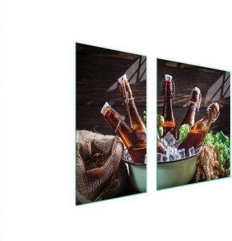 OEM Placa Protectora De Vidrio Para Estufa 90x52 Botellas