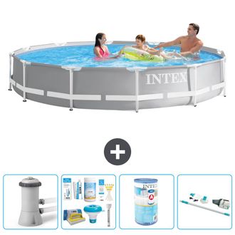 Intex Piscina Prism Frame Redonda - 366x76 Cm - 7-piezas S32116
