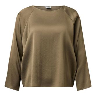 Drykorn Dames, Blouses & Shirts, Groen, Maat: L Leer