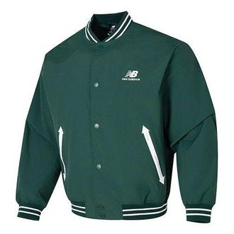 New Balance NBX Urban Remix Varsity Jacket Aisa Sizing Dark Green AMJ33362-NWG