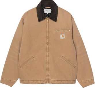 Carhartt Work in Progress OG Detroit Jacket - Heren - Zomerjassen - Bruin - S - Katoen - Jassen