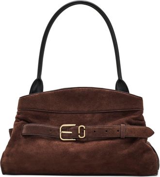 Marc Jacobs The Dakota Large Suede Satchel in Dark Brown at Nordstrom