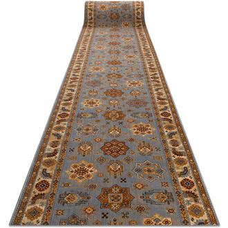 RugsX Keshan runner 7683/53544 Frame, oriental blue / beige 90cm blue 90x100 cm
