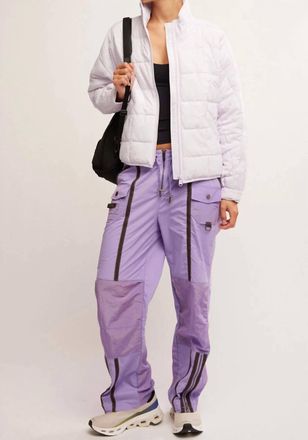 Free People Moonbeam Pants In Purple Lilac