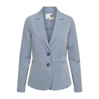&Co Woman Dames, Jassen, Blauw, Maat: 2XL Leer