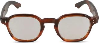 Kàdor Occhiali tondi K-Master con effetto tartarugato - Marrone