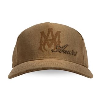 Amiri Branded Baseball Cap - Heren - Petten - Bruin - ONE Size - Katoen - Accessoires