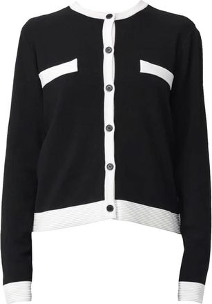 Karl Lagerfeld Klassiek Cardigan - Dames - Vesten - Zwart - M - Truien & Vesten