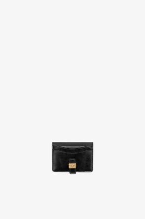 Ganni Black Sue Slim Card Holder in